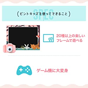 ゲーム＆フレーム機能付き