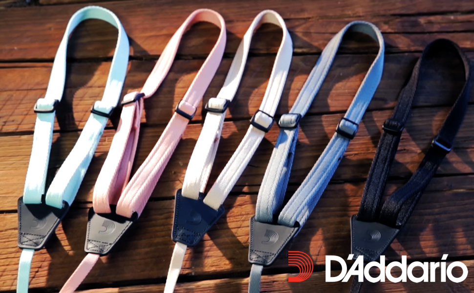 D’Addario Eco-Comfort Ukulele Strap ダダリオ ウクレレ ストラップ エコ素材 リサイクル素材 エコロジー