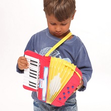 ボンテンピ　BONTEMPI　おもちゃ　楽器　サックス　アコーディオン　知育　楽器玩具　イタリア　音楽　なりきり　ままごと　ごっこ遊び　クラシック　演奏　音　42ｃｍ　子ども　幼児　男の子　女の子