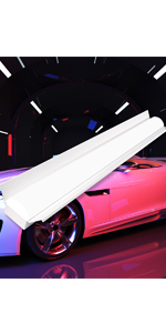 ledベースライト 笠付トラフ型 40w形 2灯相当 昼白色 5000K 5200LM 125cm LED器具一体形天井直付型 消費電力33W