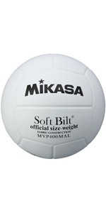 ミカサ(MIKASA) ママさんバレーボール 練習球 4号(中学生?ママさん用)白 天然皮革 MVP400MALP