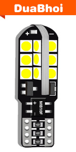 DuaBhoi T10 LED 電球 800LM 爆光 CANBUSキャンセラー内蔵