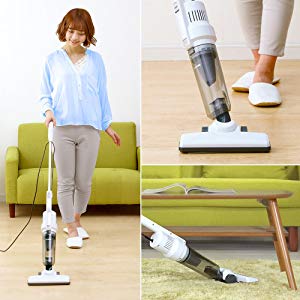 Iris Ohyama PIC-S2-S Superfine Lightweight Vacuum Cleaner 2WAY Cyclone Stick Silver Cleaner 