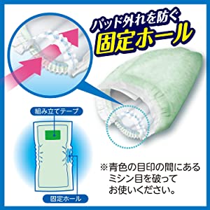 固定ホール　テープ　パッド外れ　ズレ防止　男性器　挿入