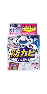 ルック　ルックプラス　防カビ　防カビくん煙剤　カビ　黒カビ　浴室　掃除　お風呂　フロ　ぬめり　簡単　キレイ　ミント　フローラル　せっけん　カビ取り　銀イオン　おふろ