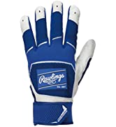 ローリングス(Rawlings) 野球 大人用 両手用 パッチロゴ バッティンググローブ 天然皮革 WH22BG サイズ USA S~XL