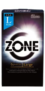 ZONE ゾーン コンドーム Lサイズ 6個入