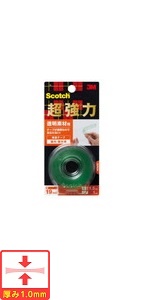 3M スコッチ 超強力両面テープ 透明素材用 19mm×1.5m KTD-19