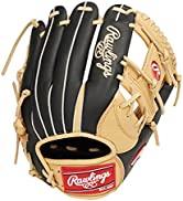 【Amazon.co.jp 限定】ローリングス(Rawlings) 大人 一般 野球 ソフトボール 兼用 オールラウンド用 グローブ ブラック キャメル 11.25インチ 11.75インチ 右投...