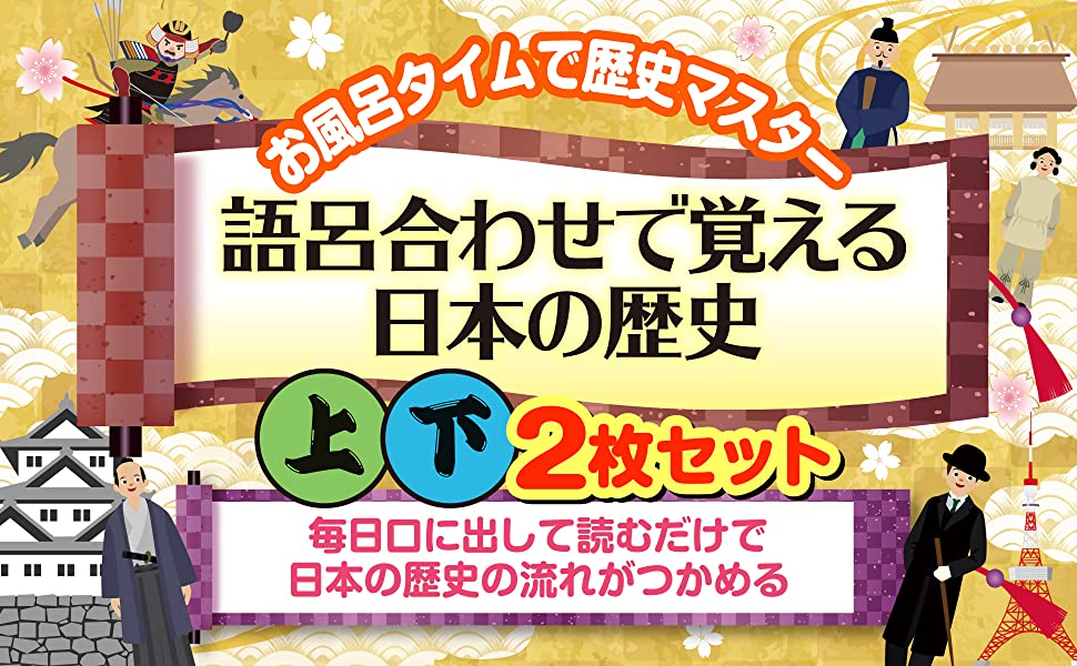 語呂合わせ歴史 お風呂ポスター