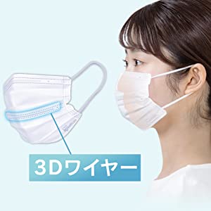 呼吸がしやすい3Dワイヤー