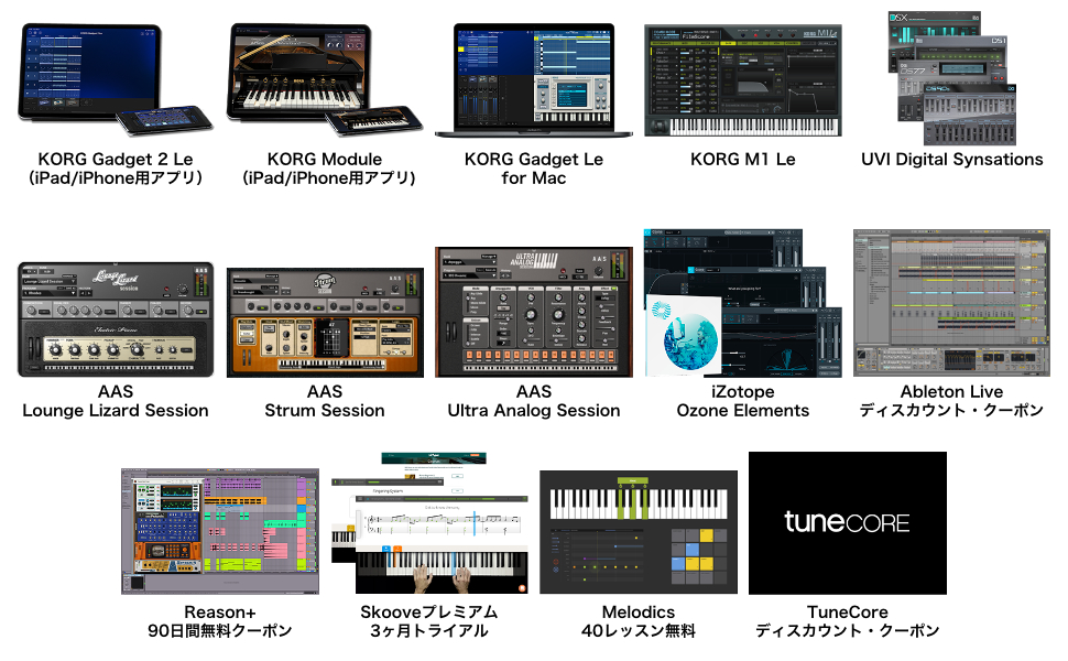 KORG Bundle Software(PC-Gears)