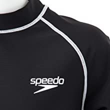 Speedo(スピード) ウエア ラッシュガード 半袖 男の子 ジュニア UVカット SD65J15 ブラック K 120