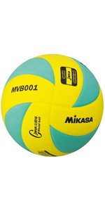 ミカサ(MIKASA) 混合バレーボール試合球 5号 黄/緑 MVB001-GY