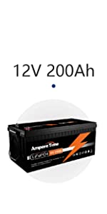 12V 200Ah