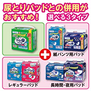 尿とりパッド　併用　紙パンツ用　長時間　夜用　経済的　もれない　安心　安い