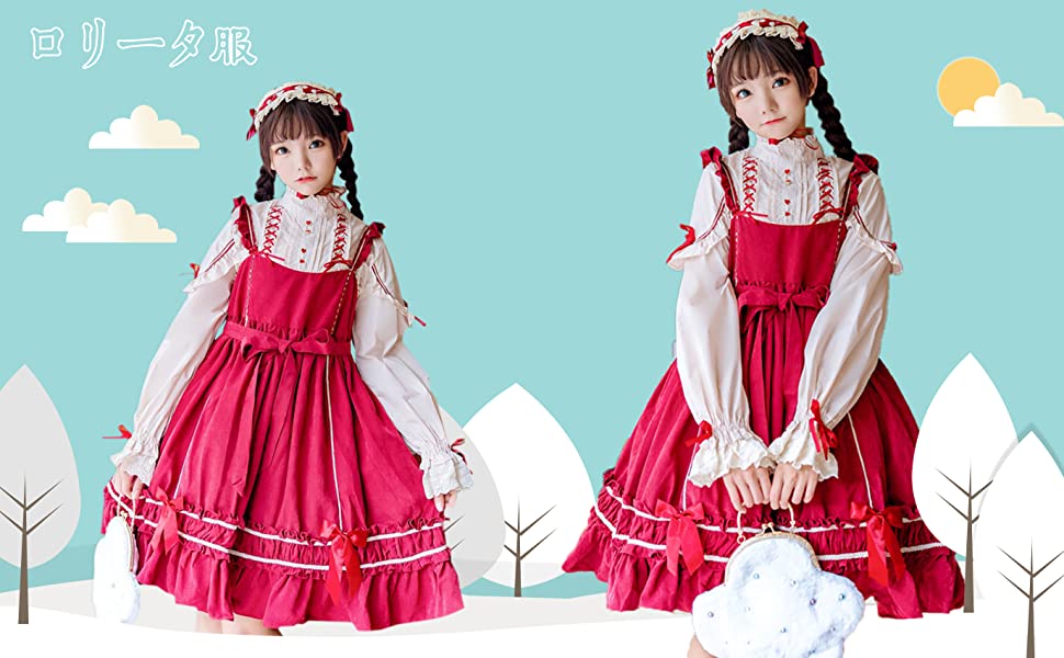 女装服 コスプレ アニメ コスプレ かわいい ゴスロリ ワンピース ゴシック ワンピース ゴスロリ ロリータ服 ロリータ 大きい ロリータ コスプレ