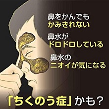 さまざまな不快な症状を引き起こす ちくのう症／副鼻腔炎（ふくびくうえん）