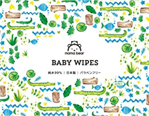 【Amazonオリジナル】 mama bear ベビー おしりふき 手口ふき 純水 99%日本製 パラベンフリー