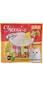 チャオ (CIAO) 猫用おやつ ちゅ~る とりささみバラエティ 14g×20本入