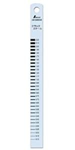 シンワ測定 クラックスケール 直尺15cmタイプ 58698