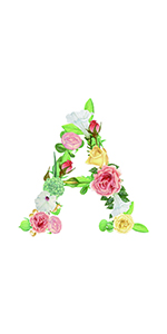 Floral Alphabet 花 フラワー アルファベット