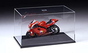 タミヤ ディスプレイグッズシリーズ No.05 ディスプレイケースD 1/12バイクモデル対応 プラスチック製 (PS台座) W240×D130×H140mm (内寸) 73005 ディスプレイケース