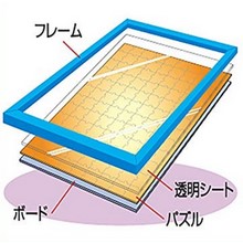 パズルフレーム クリスタルパネル キラクリアー(18.2x25.7cm)