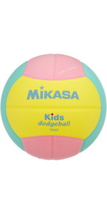 ミカサ(MIKASA) スマイルドッジボール 2号(小学生~幼児向け) 160g黄/青 SD20-YBL