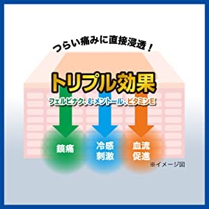 オムニードFBプラスターαなら直接浸透、トリプル効果