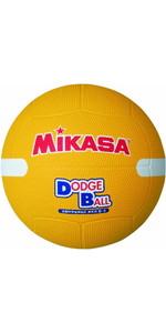 ミカサ(MIKASA) 教育用白線入りドッジボール 2号 (小学生向け) オレンジ D2W‐O