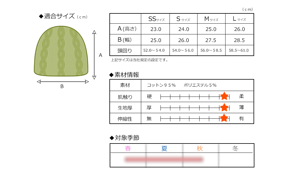 ビンテージサイズ