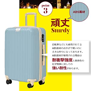 スーツケース 機内持込 大型 (トラベルデパート) キャリーケース キャリーバッグ 安心の3年保証 超軽量 TSAロック搭載 ファスナータイプ ダイヤル式 保管カバー付 