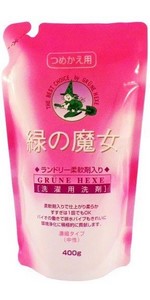 緑の魔女 ランドリー柔軟剤入り(柔軟剤入り洗濯用洗剤) つめかえ 400g