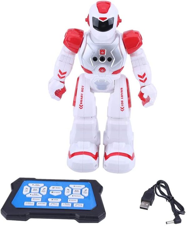 RCロボット玩具、子供用リモコンインテリジェントロボットジェスチャーセンサー歌うダンス教育玩具() - 画像 (6)