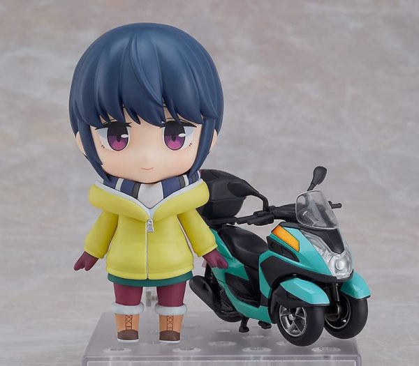 ねんどろいど ゆるキャン△ 志摩リン 三輪バイクVer. ノンスケール プラスチック製 塗装済み可動フィギュア - 画像 (4)