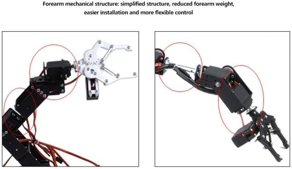 マニピュレーターロボットの爪、メカニカルアーム、高安定 大学教育用 - 画像 (7)