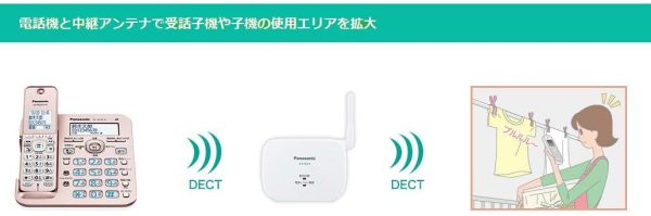 パナソニック コードレス電話機(子機1台付き) VE-GD56DL-N - 画像 (9)