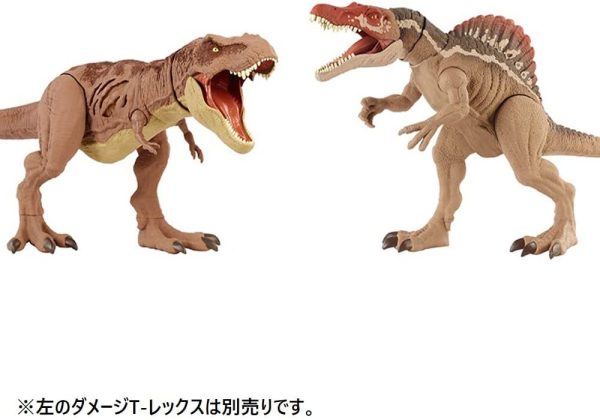 マテル ジュラシックワールド(JURASSIC WORLD) かみつき! スピノサウルス 【全長:55㎝】【4歳~】  茶 - 画像 (2)