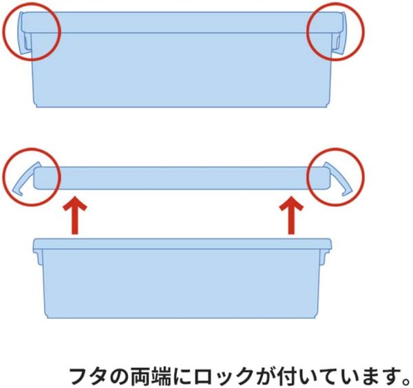 天馬 書籍収納ボックス A4雑誌いれと庫 3個セット  約32.5×18.5×30.5cm - 画像 (3)