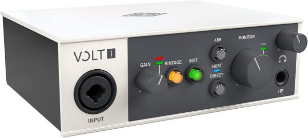 Universal Audio VOLT 1 USB 2.0 オーディオインターフェース 1イン/2アウト ビンテージマイクプリアンプモード搭載【国内正規品】 - 画像 (5)