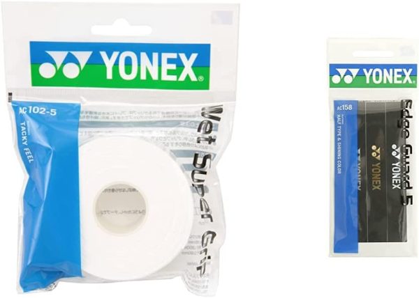 ヨネックス(YONEX) テニス バドミントン グリップテープ ウェットスーパーグリップ 詰め替え用 (5本入り) AC1025 ホワイト