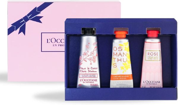 ロクシタン(L'OCCITANE) ミニハンドクリームセット 3本 ギフトBOX入り(チェリー、オスマンサス、ローズ) 誕生日 プレゼント - 画像 (5)