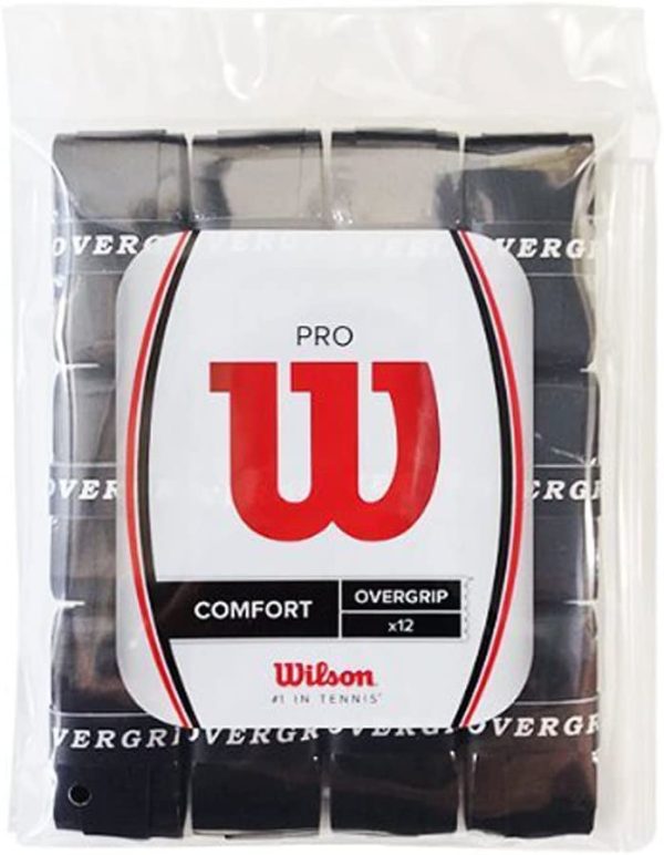 Wilson(ウイルソン) テニス バドミントン グリップテープ 錦織圭?松友美佐紀使用 PRO OVERGRIP (プロオーバーグリップ) 12個入り / 30個入り ウィルソン