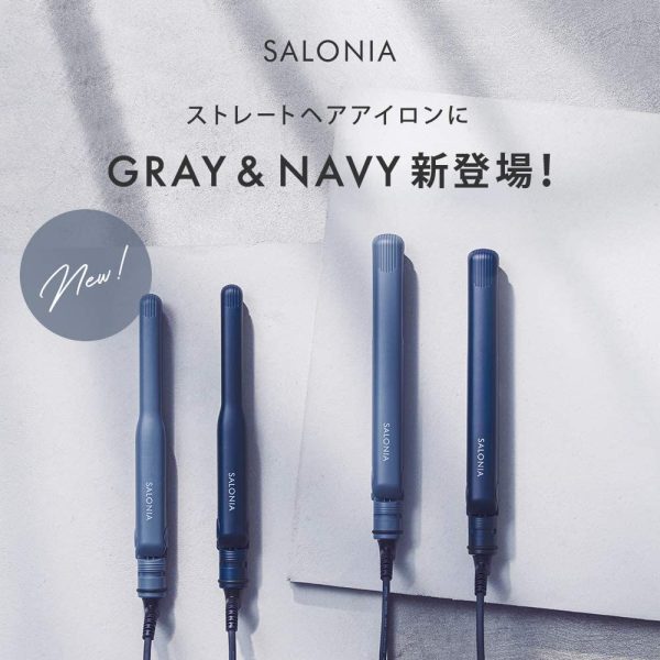 SALONIA サロニア ストレートヘアアイロン グレー 24mm アイロン 家電 美容 美容家電 ヘアケア MAX230℃ プロ仕様 SL-004SGR - 画像 (3)