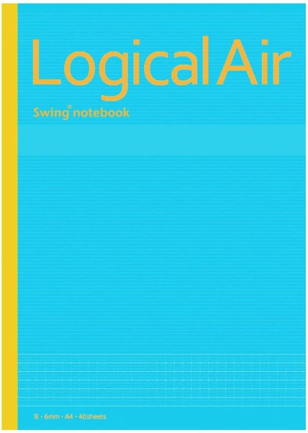 ナカバヤシ ロジカルエアー軽量ノート A4 B罫 3冊パック ノ-A404B-3P - 画像 (4)