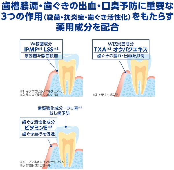 歯槽膿漏予防に デントヘルス 薬用ハミガキSP 30g (医薬部外品) - 画像 (6)