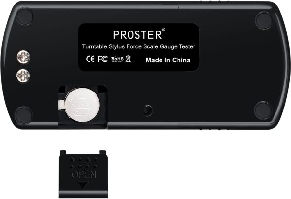 Proster 針圧計 レコードプレーヤー用 デジタル LP スタイラスフォースメーター レコード 0.01g 高精度 レザーケース付き 18ヶ月保証期間 - 画像 (5)