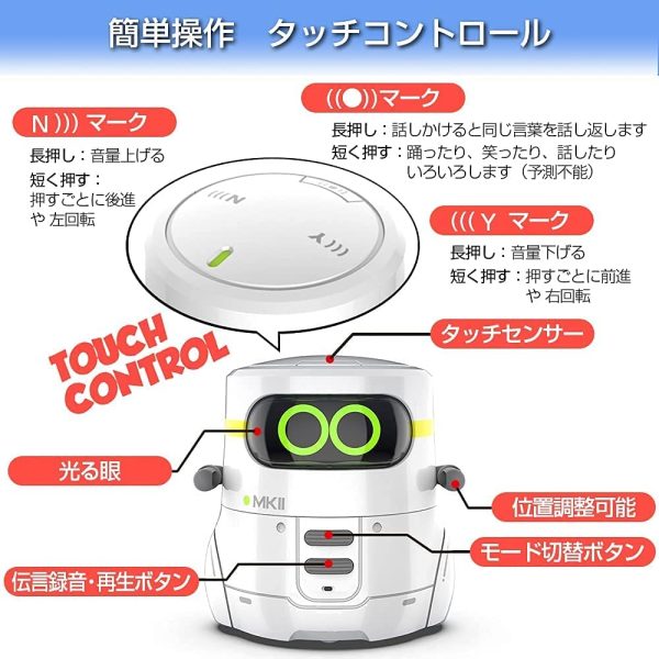 ヒーリングパートナー 英語学習 コミニケーション お返しロボット君 ヒーリングミキサー 自然環境音 癒し音 - 画像 (2)