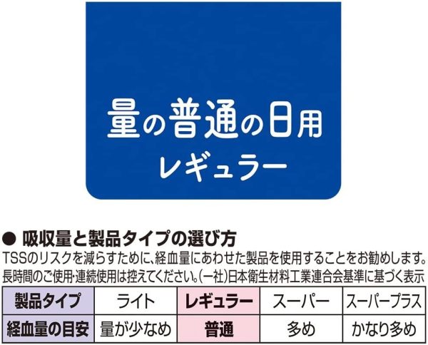 【まとめ買い】ソフィ ソフトタンポン レギュラー 量の普通の日用 34コ入×2個パック(unicharm Sofy) - 画像 (5)